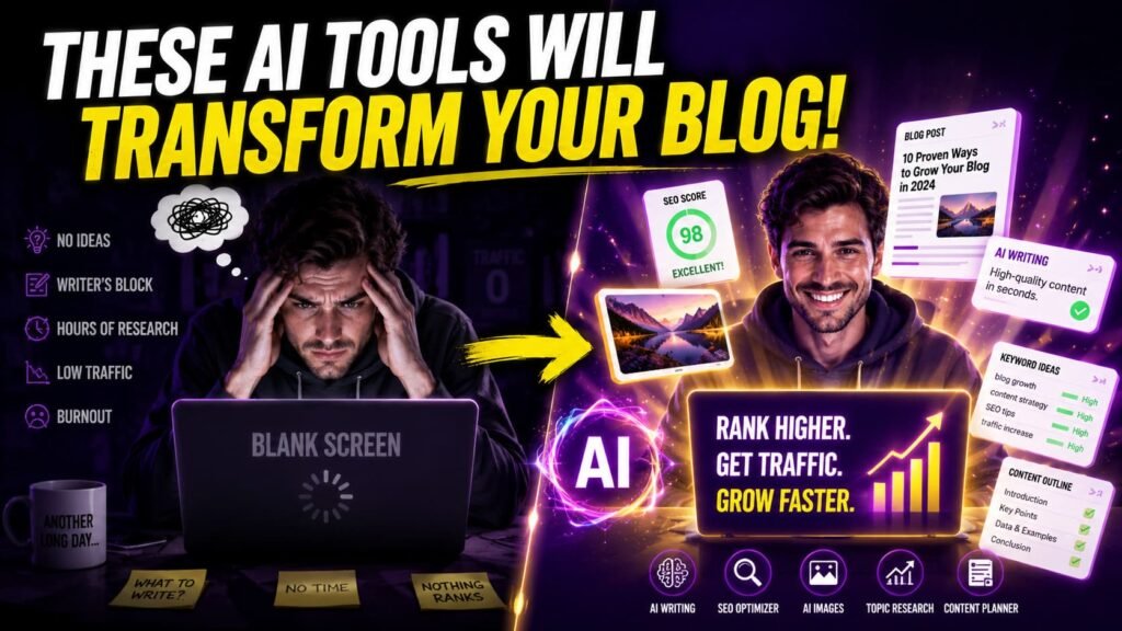 Best AI tools for bloggers in 2026