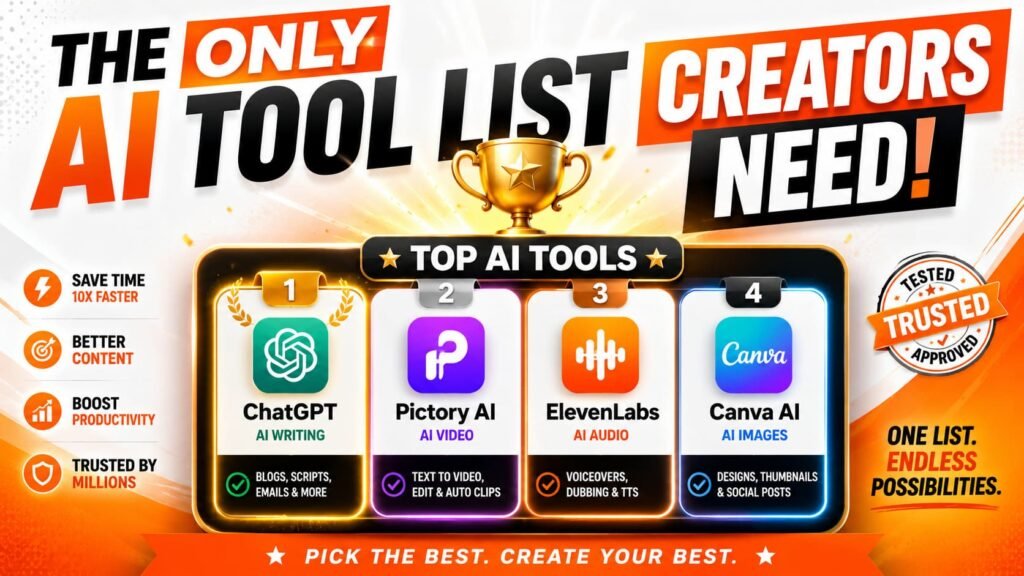 Best AI Tools for Content Creators in 2026