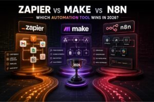 Zapier vs Make vs n8n: which automation tool wins in 2026?