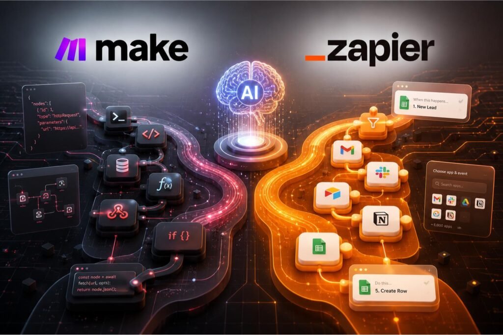 n8n vs Zapier for AI workflows