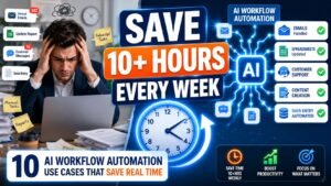 10 AI workflow automation use cases that save real time
