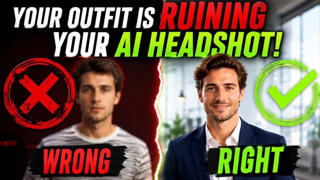 What to wear in your AI headshot prompt (and what to avoid)
