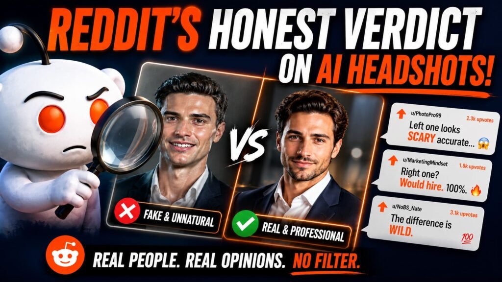 What Reddit actually says about AI LinkedIn headshots