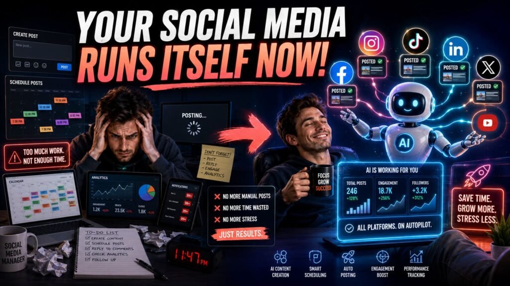 7 AI tools to automate social media posting in 2026