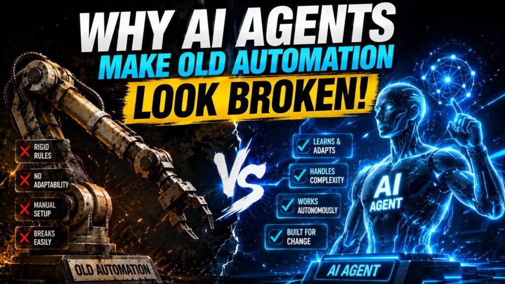 AI agents vs traditional automation: what is actually different
