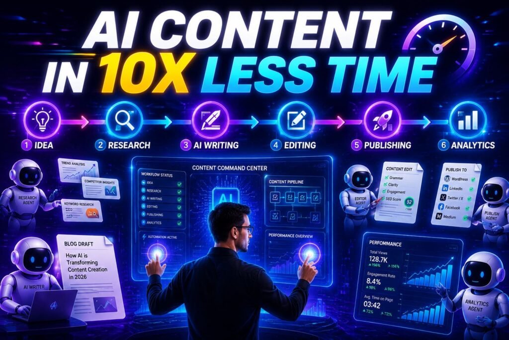 How to build an AI content creation workflow in 2026